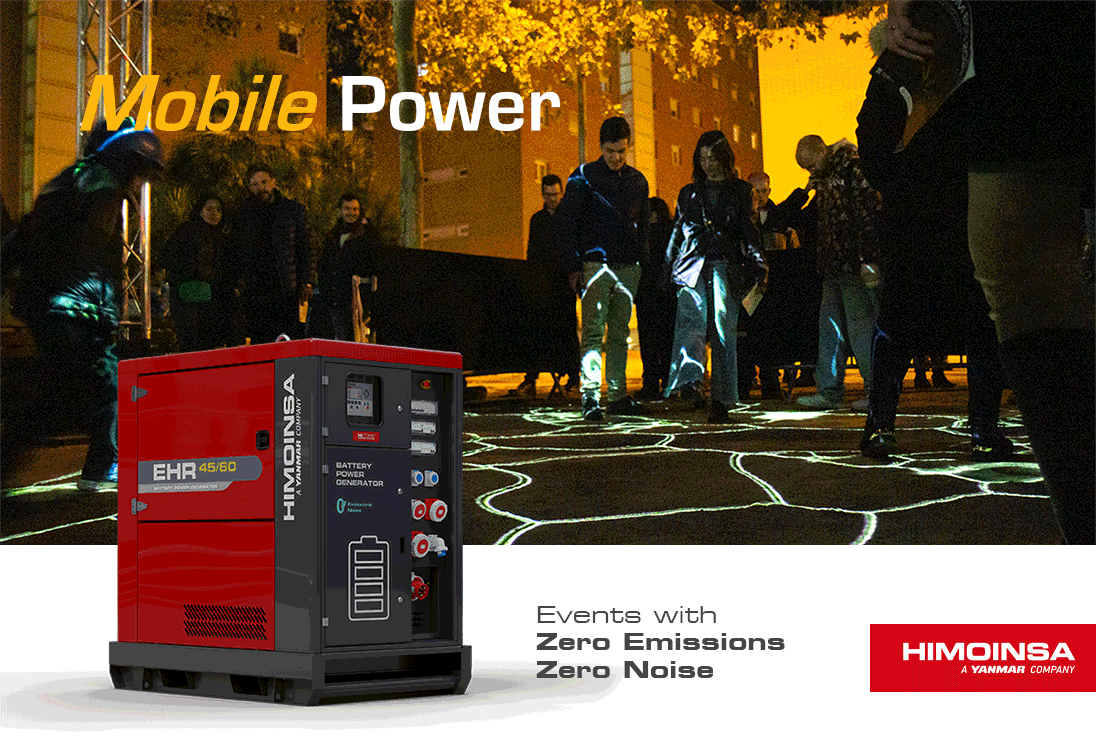 Supplying zero-emission power at the Llum BCN Light Arts Festival